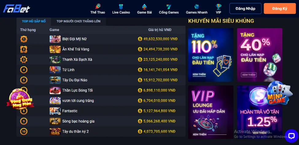 Vòng quay miễn phí cho game nổ hũ tại E88 Ball
